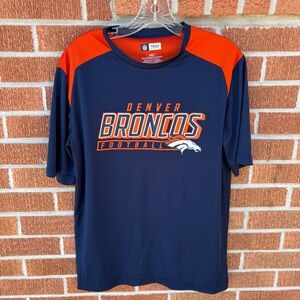 Denver Broncos Football NFL Team Apparel Mens M Performance Short Sleeve T-Shirt